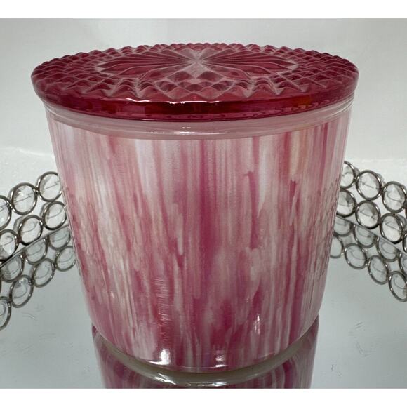 Bath & Body Works Champagne Toast Large Scented 3 Wick Candle Glass Lid 14.5 oz - Picture 3 of 4